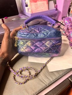 Purple/Iridescent Purse