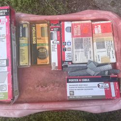 Assorted Brad Nails And Finishing Nails