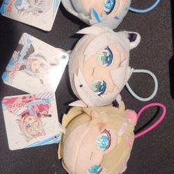 Hololive x Round 1 2.8" Face Plush Set