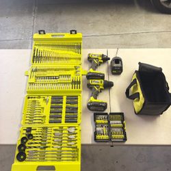 Ryobi Drill Set