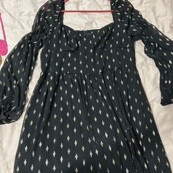 Black and Gold Dress