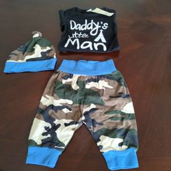 New Boy's Outfit 3pcs
