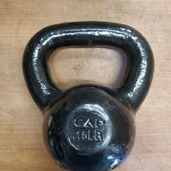 (1) 15LB Metal Kettlebell