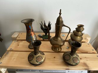 Brass decor items