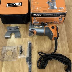 RIDGID 5.5 Amp Compact Fixed-Base Corded Router