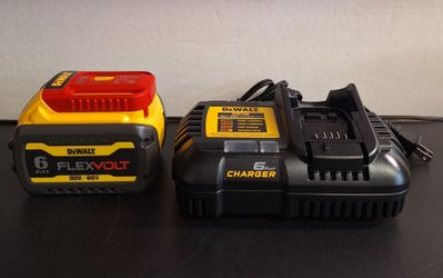 DEWALT 6AH FLEXVOLT 20V/60V BATTERY & CHARGER
