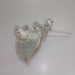Angel With Star Brooches Pin