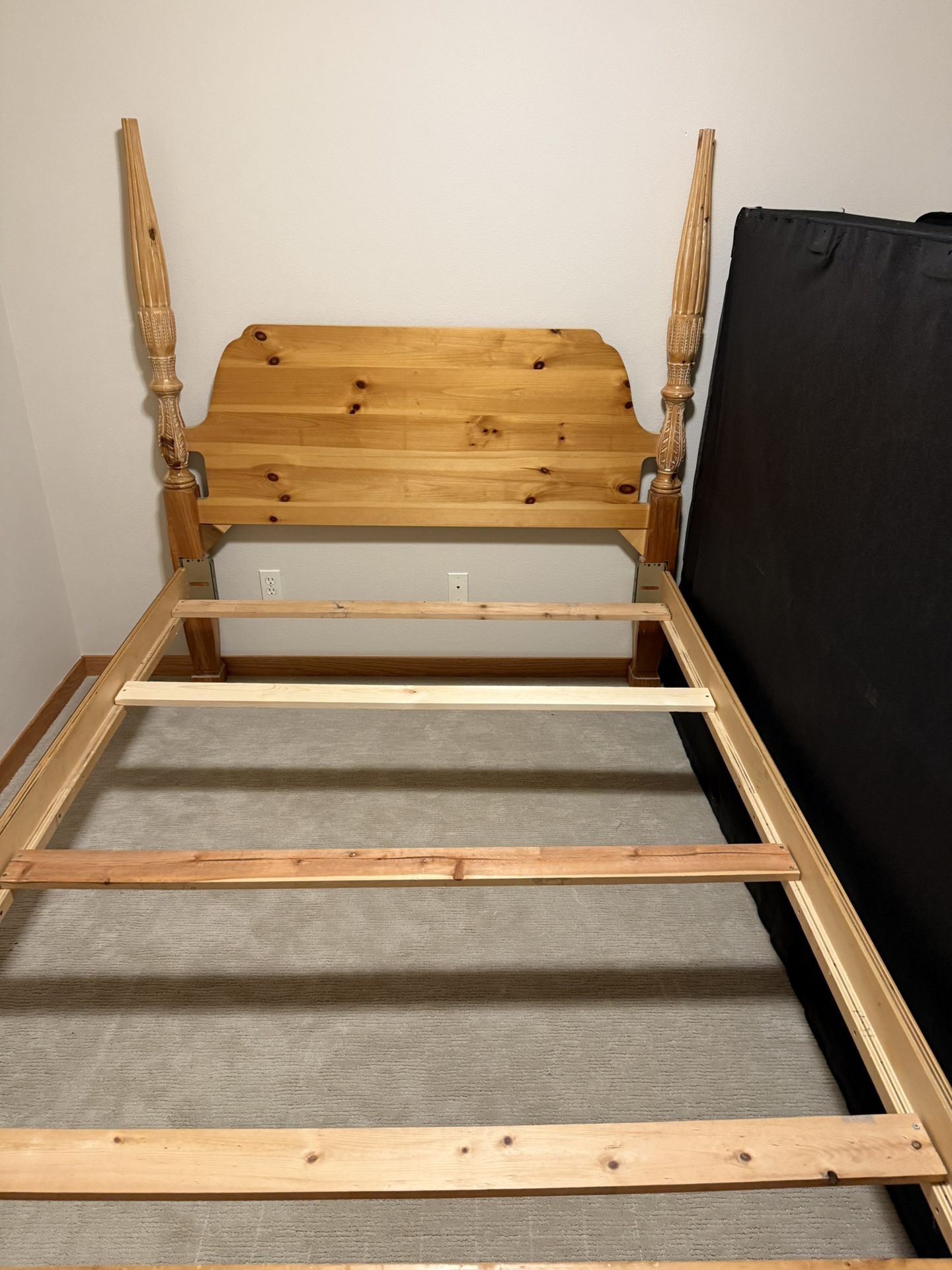 Queen Bed Frame. Pine Wood