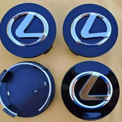 Lexus Logo 62mm Wheel Center Caps. Choose 1. SWIPE FOR DOOR LIGHTS SOLD SEPARATELY SHIPPING AVAILABLE.