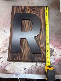 Letter R Sign