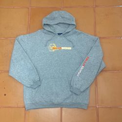 Billabong Logo Spell Out grey Pullover Hoodie Size 2XL 2000’s Vintage Surf Wear