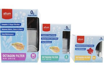 Aquarium Filter For Fish Tanks - Corner Filter And Air Pump