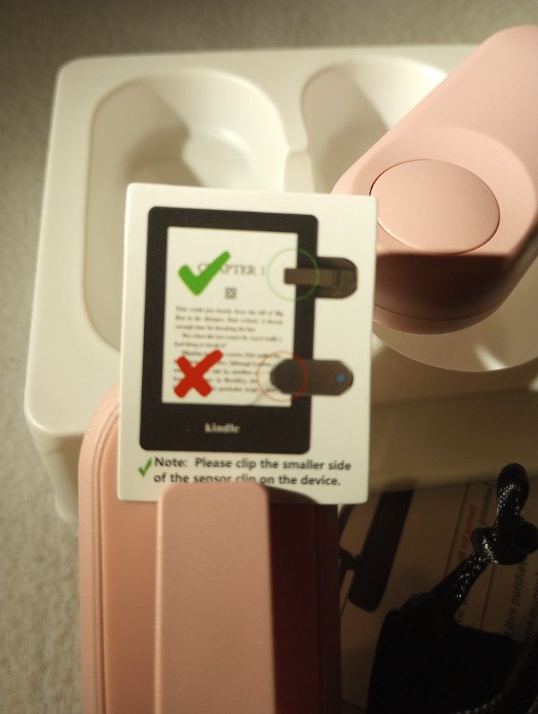 New Remote Control Page Turner For Kindle Pink. Nuevo Control Remoto Para Pasar Páginas Kindle.