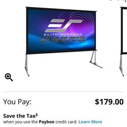 120 inch elite screen yard master 2 projector screen