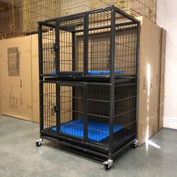 🔵Brand New  dog cat pet kennel cage crate as in Picture.   See dimensions in last picture 👍🏻