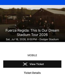 1 fuerza regida ticket