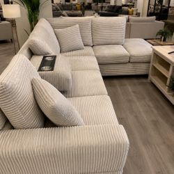 Sectional Sofa With Ottoman 