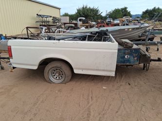 Pickup bed trailer