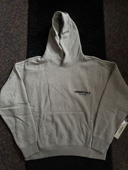 Essentials dark oatmeal hoodie