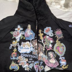 Brand New Black Righteousness Hoodie size Medium Men’s 