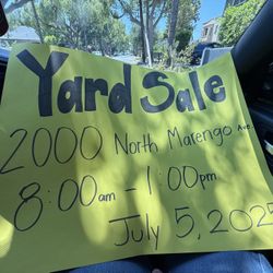 Family Yard Sale