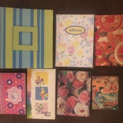 Vintage Photo Albums-Address Book-Magnetized Note Pads NOS