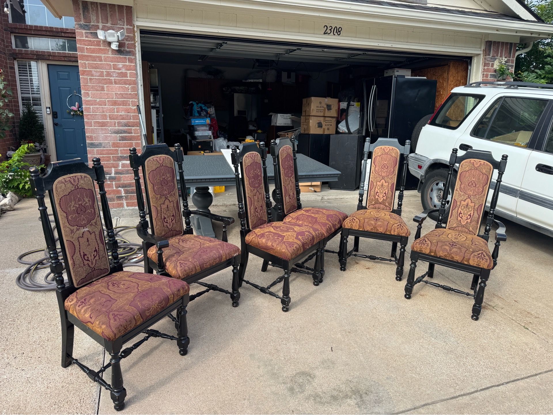 6 dining chairs