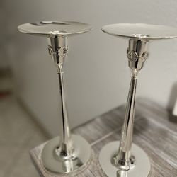 Sliver Candle Holders