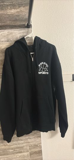 Black Scale Sports Zip-Up Hoodie