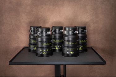 NiSi ATHENA PRIME Full Frame Cinema Lens Kit with 5 Lenses + Hard Case and Drop in ND (E Mount)