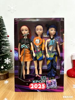 3 Pcs Set K-Pop Demon Hunter Doll With Music and Light Singing Song
