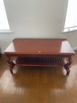 European Style Coffee Table Oak Wood