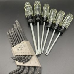 Tools Allen Hex Torx Keys 10/10 Condition
