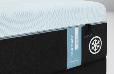 Experience proven, all-night cooling with the TEMPUR-ProBreeze mattress. Featuring a specialized cool-to-the-touch cover that works with TEMPUR's excl