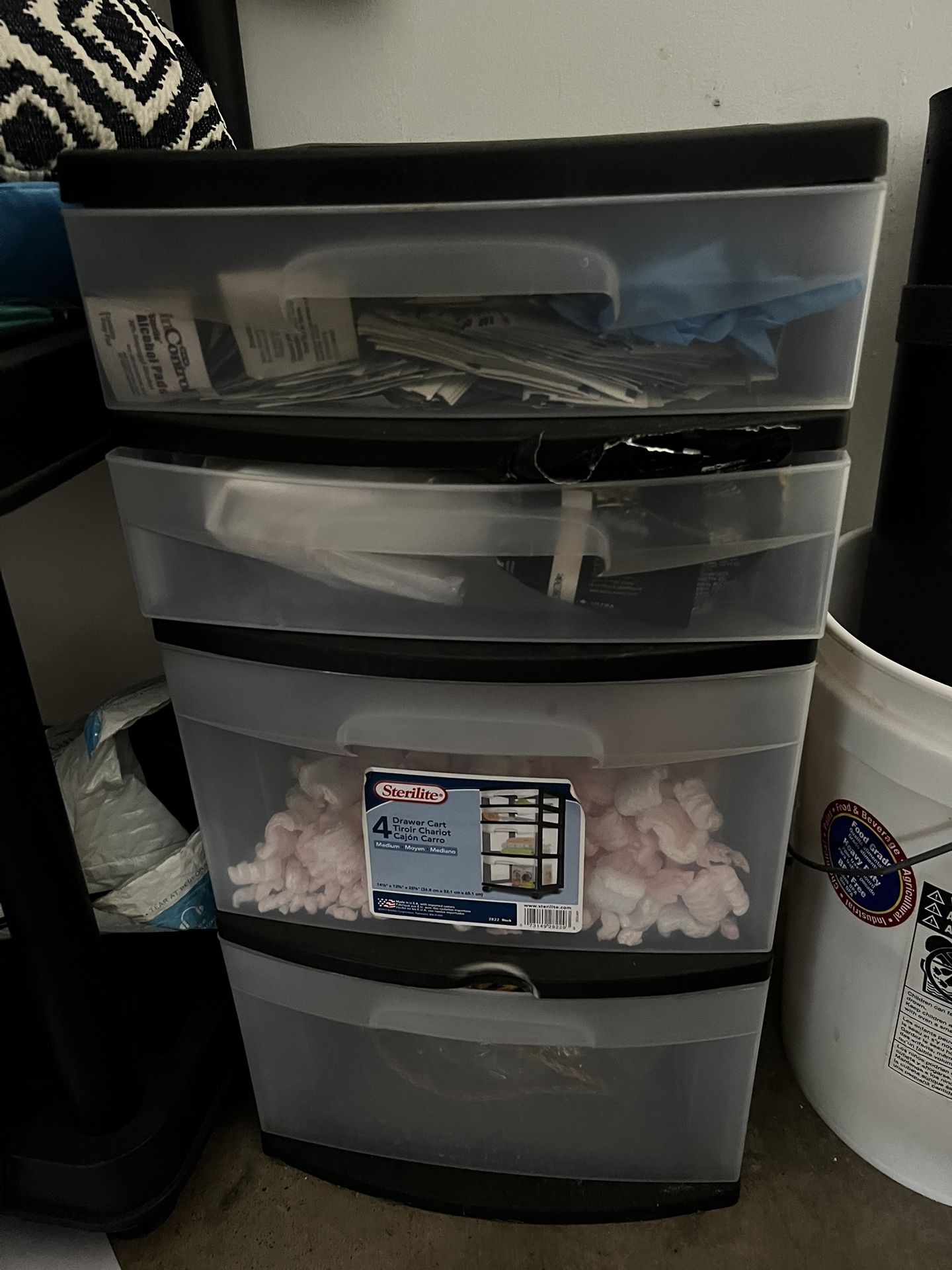 Sterilite 4 Drawer Cart