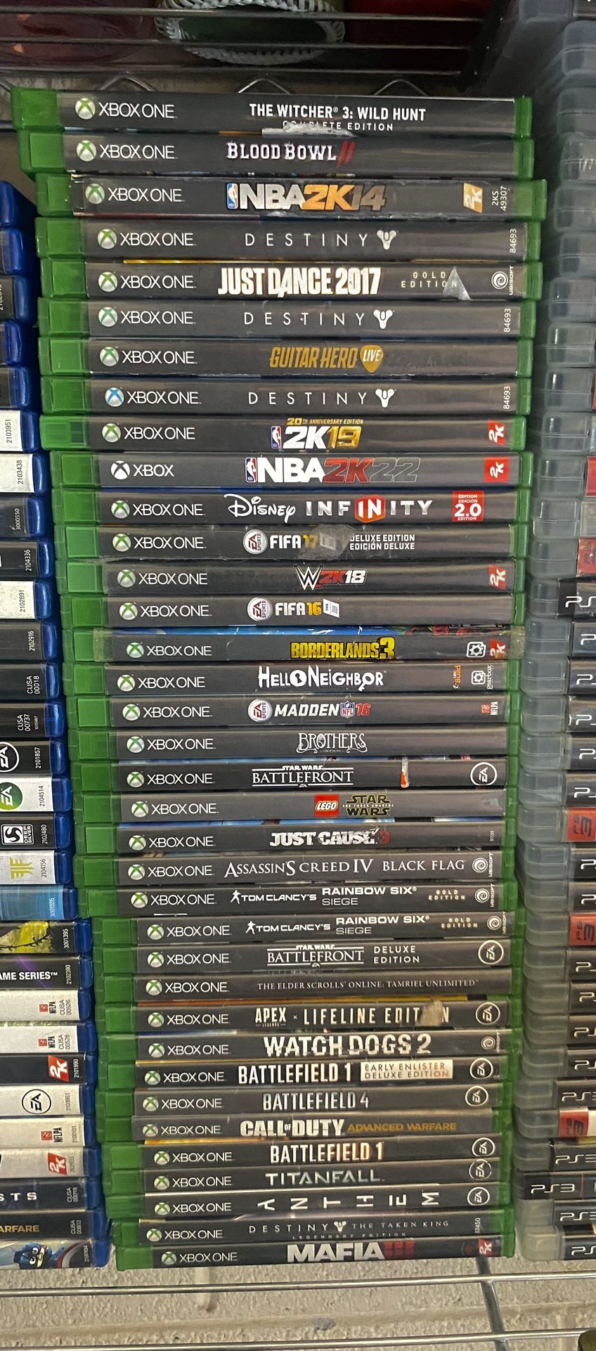 Xbox One Games Lot