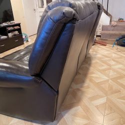 Leather Recliner Sofa