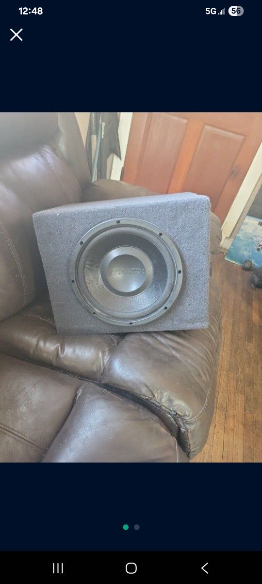 Audiotek Subwoofer with Audiobank Amplifier 800 W 2 Chanels