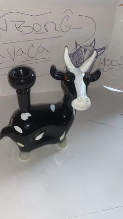 Glass Bull Piece