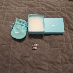 NIKE X TIFFANY Air Force 1 DUBRAE n Sterling Silver Set of 2 LIM.ED.SOLD OUT NEW