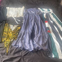 Two Jumpsuits And Three 2 Shirts One Corset