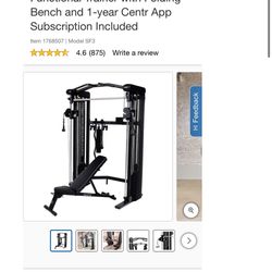 Centr 3 by Inspire SF3 Smith Functional Trainer with Folding Bench  NEW NEVER USED 1499$ FIRM