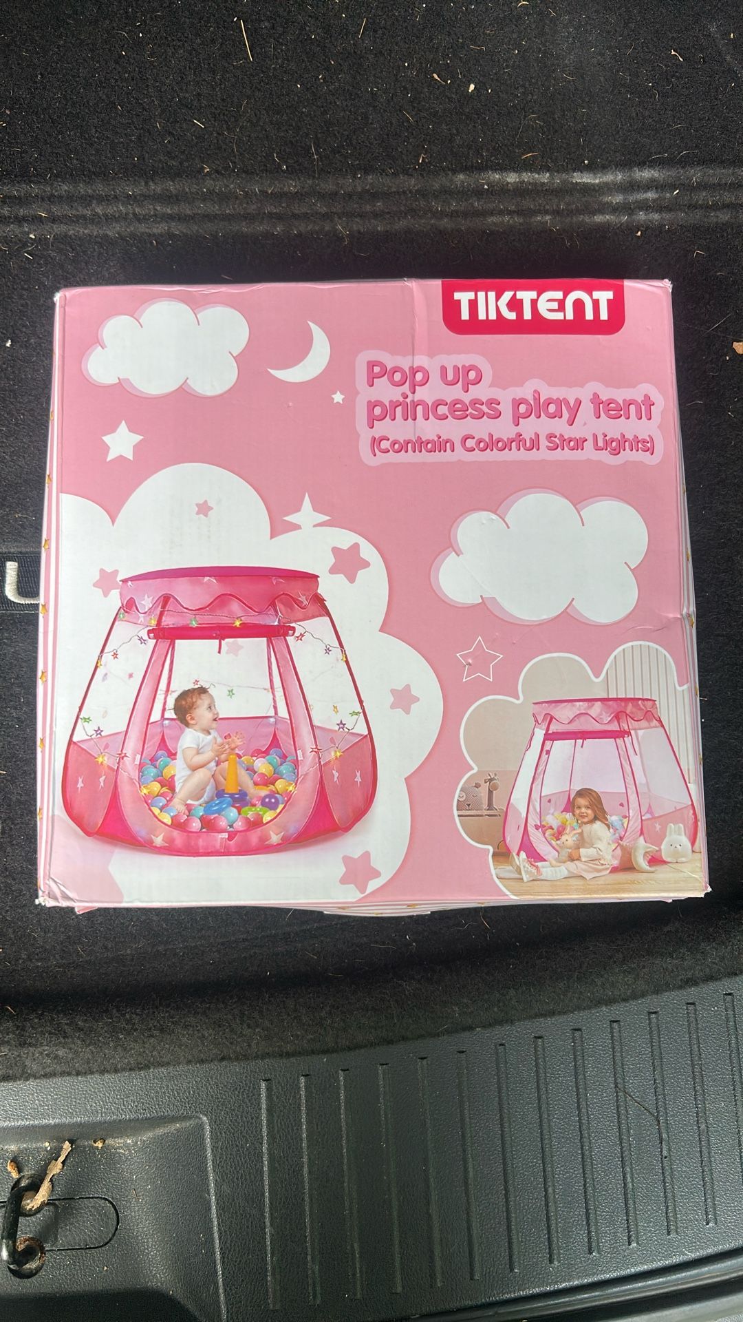 Brand New Pop-Up Princess Tent with Star Lights – Never Opened!