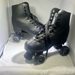 Roller Derby Men’s Rewind Quad Roller Skates Size 9 Black 