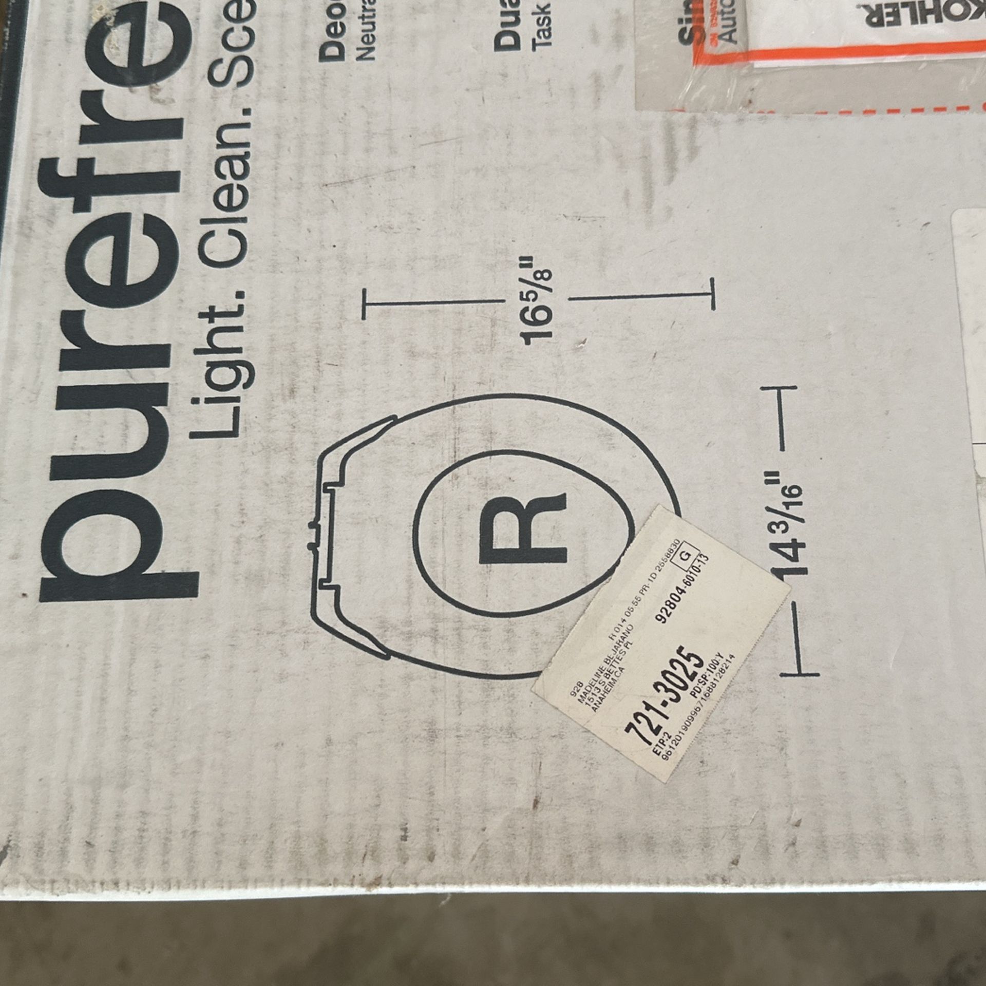 Pure Fresh Deodorizing System / LED Nightlight