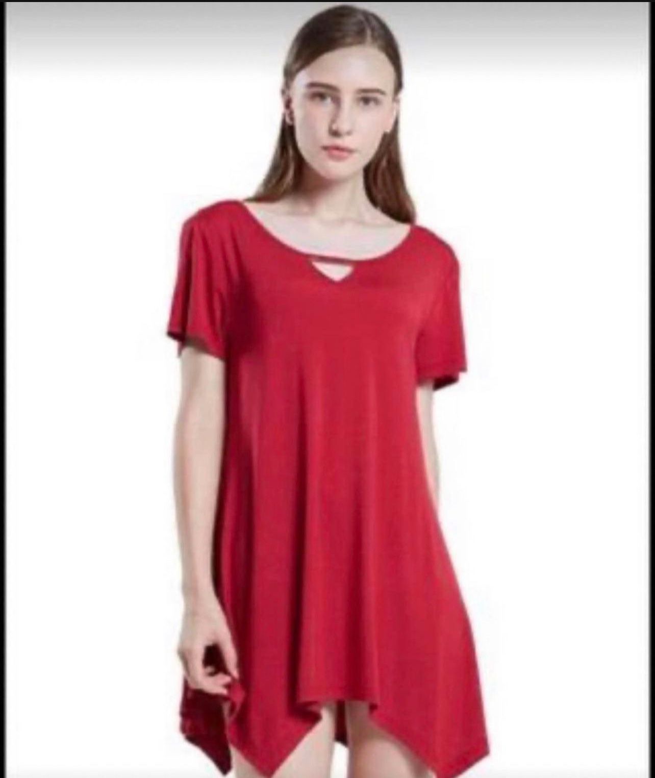 Brandnew Sleepwear Women's Nightshirts Scoop Neck Sleep Shirt Size(XL,2XL)
