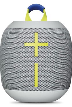 Ultimate Ears WONDERBOOM 4 Portable Waterproof Speaker - Gray Balanced 360-Degree Sound and Bass, Dustproof, Floating, 131ft (40m) Range