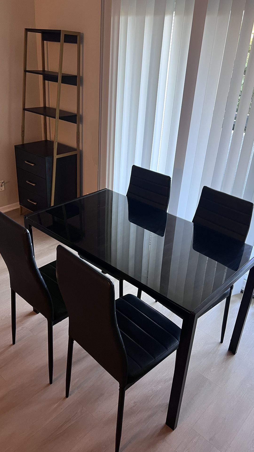 Dining table with 4 chairs