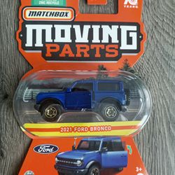 Matchbox Moving Parts 2021 Ford Bronco Card 9/10.