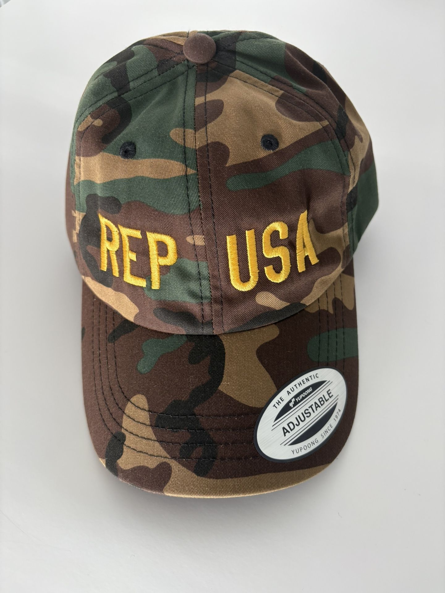 Rep USA Camo Cap